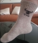 Preview: Socken aus YAK-Wolle Hellbraun Größe 38-40 in Top-Qualität